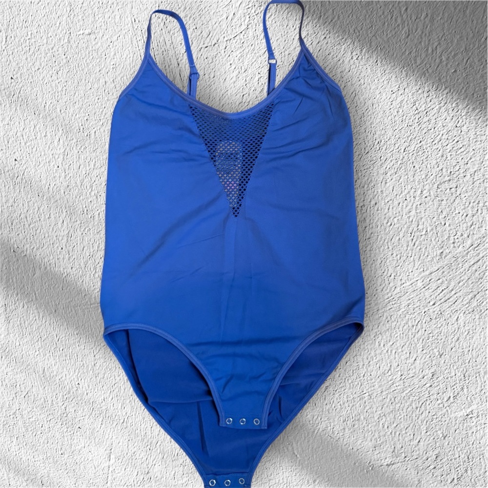PINK Victoria's Secret Blue Bodysuit One Piece